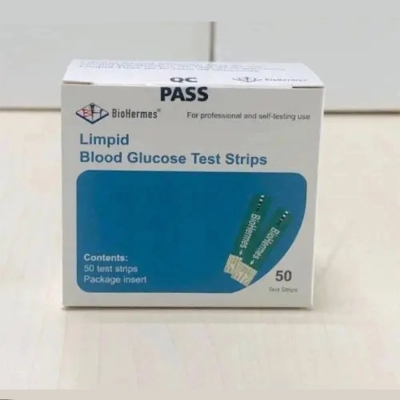 Picture of Biohermes Limpid Blood Glucose Test Strip -50 Pcs
