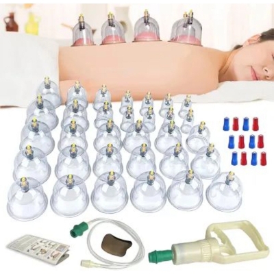 Picture of Hijama Set/ Hijama Pin /Hijama Needles / Cupping Set/ Massager Cupping/ Dry Cupping Set 32Pcs /Hijama Set /Hijama Cup