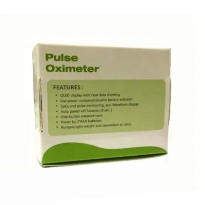 Picture of Afk Portable Digital Fingertip Pulse Oximeter Blood Oxy Pr Monitor Large Display Screen For Travel Outdoor