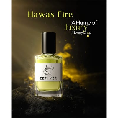 Picture of Hawas Fire – Each Drop is a Spark of Luxury & Crafted to ignite your Aura Luxury Perfume Oil Base Attar - 15ml
