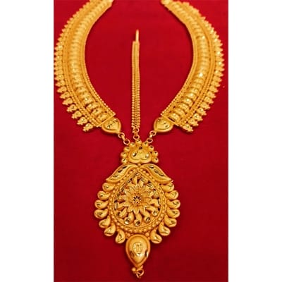 Picture of Gold plated taira tikli for women – golden