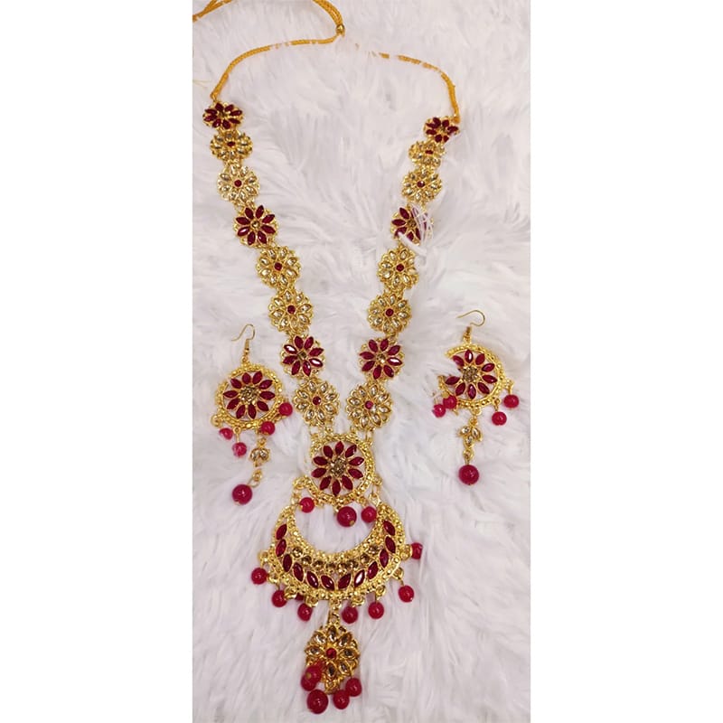 Picture of Gold plated Jaipuri Long sitahar for women