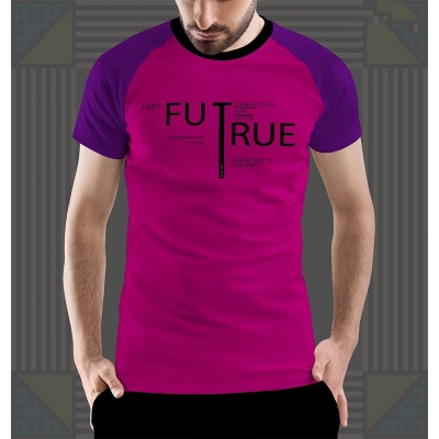 Picture of Stylish Half Hata Tshirt-Clothing Size-M, Color-Pink