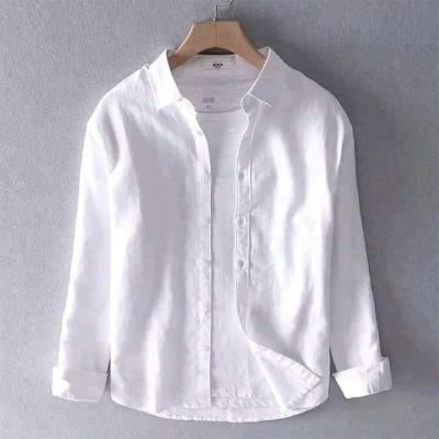 Picture of  Oxford Cotton Full Sleeve Shirt-Clothing Size-M, Color-White
