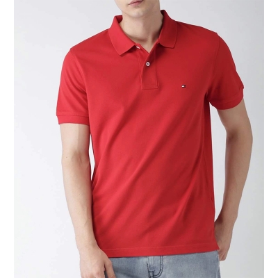 Picture of PK Cotton Polo Shirt-Clothing Size-M, Color-Red