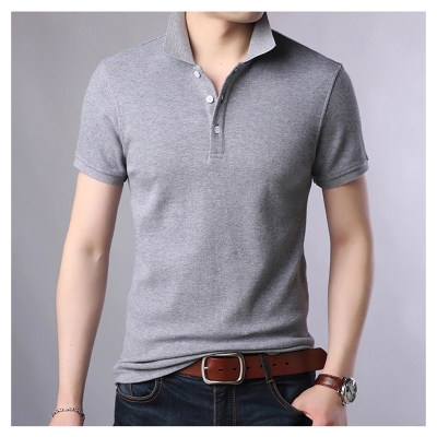 Picture of PK Cotton Polo Shirt-Clothing Size-M, Color-Ash