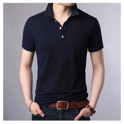 Picture of PK Cotton Polo Shirt-Clothing Size-M, Color-Dark Navy