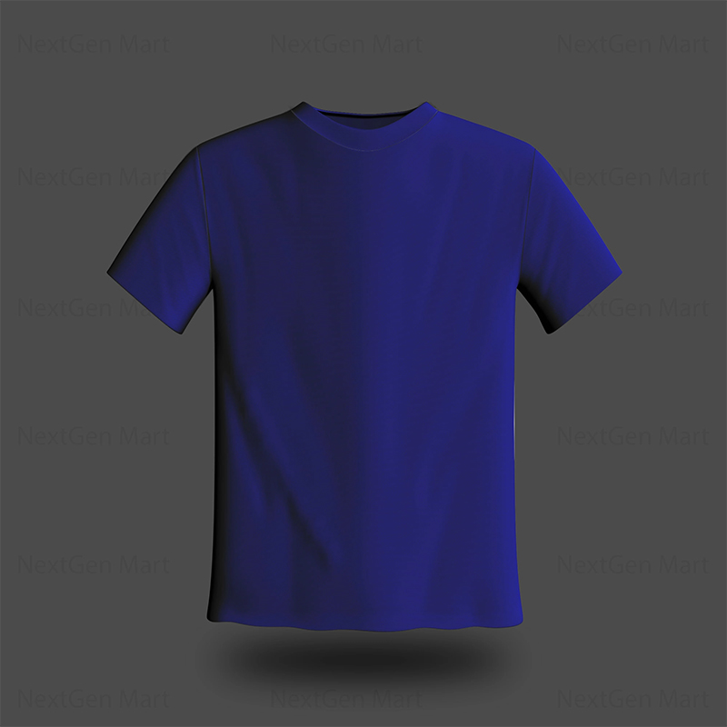 Picture of Jersey Fabrics Half Hata Solid Color Tshirt-Clothing Size-S, Color-Black