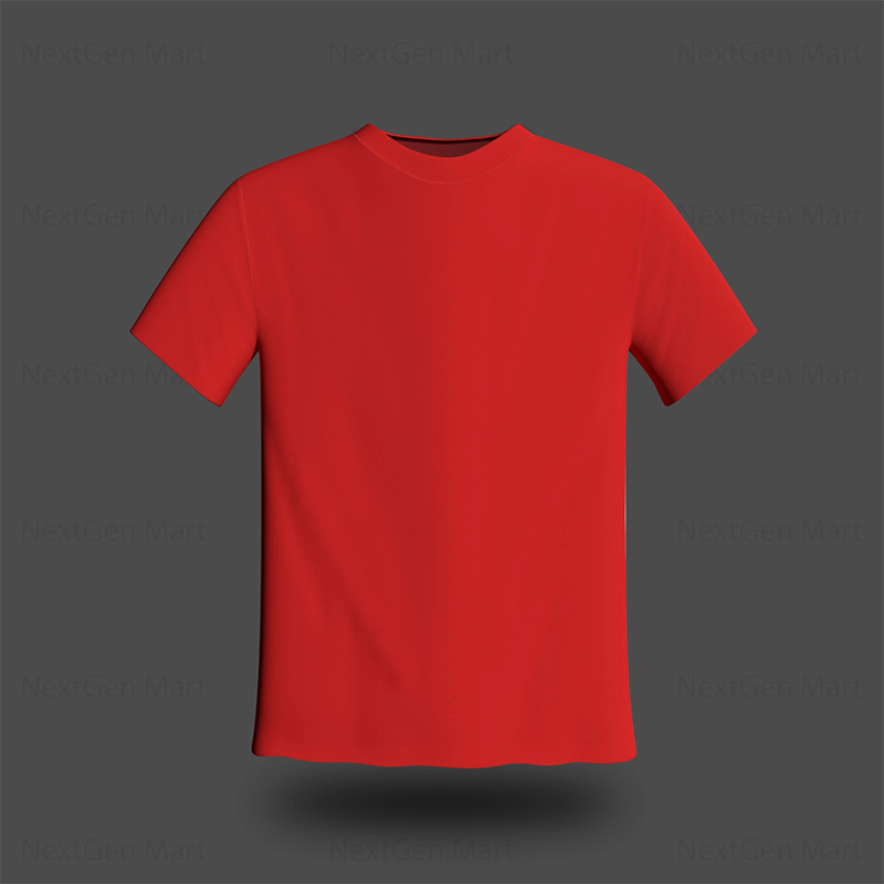 Picture of Jersey Fabrics Half Hata Solid Color Tshirt-Clothing Size-S, Color-Black