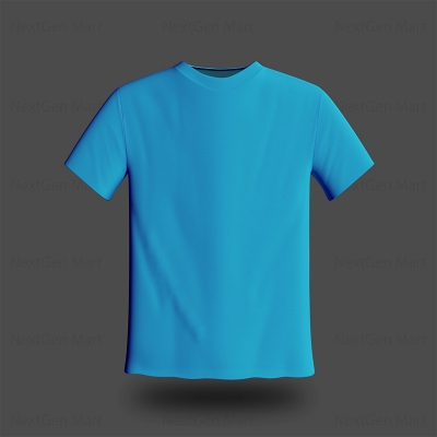 Picture of Jersey Fabrics Half Hata Solid Color Tshirt-Clothing Size-S, Color-Black