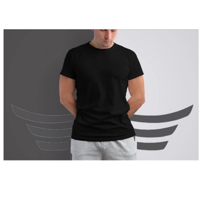 Picture of Jersey Fabrics Half Hata Solid Color Tshirt-Clothing Size-S, Color-Lemon