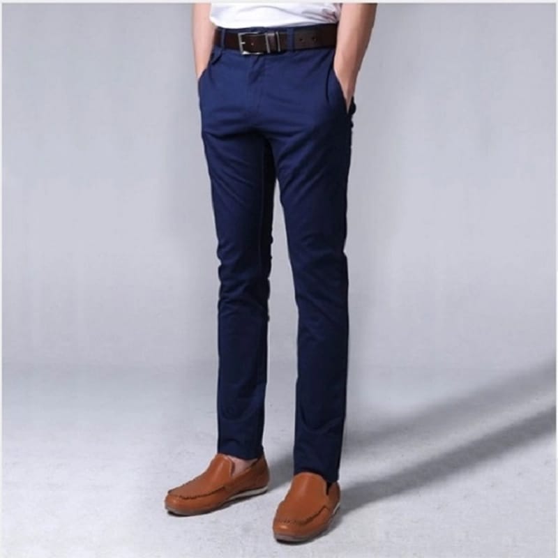 Picture of Gavardine Pant Cotton Fabrics 2 % spandex-Clothing Size-28, Color-Maroon