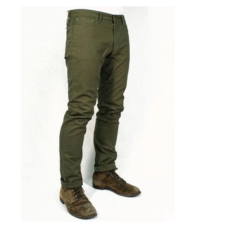 Picture of Gavardine Pant Cotton Fabrics 2 % spandex-Clothing Size-28, Color-Deep Olive