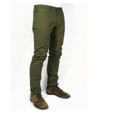 Picture of Gavardine Pant Cotton Fabrics 2 % spandex-Clothing Size-28, Color-Deep Olive