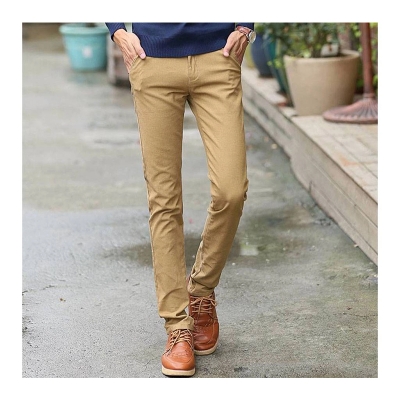Picture of Gavardine Pant Cotton Fabrics 2 % spandex-Clothing Size-28, Color-Biskuit