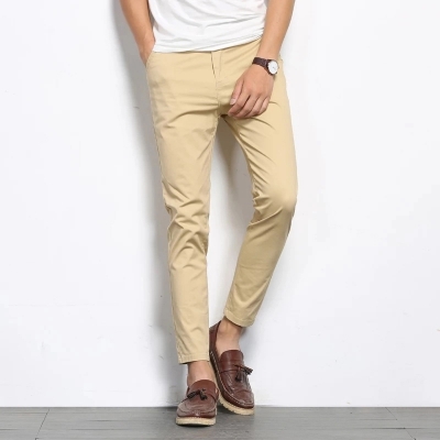 Picture of Gavardine Pant Cotton Fabrics 2 % spandex-Clothing Size-28, Color-Biscuit