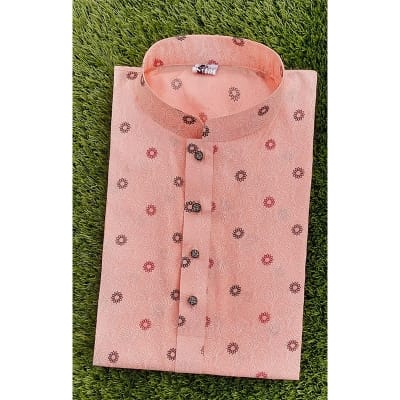 Picture of Pakija Printed Stylish Panjabi-Clothing Size-M, Color-Misti