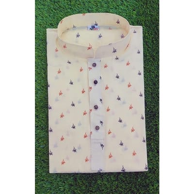 Picture of Pakija Printed Punjabi-Clothing Size-M, Color-Biscuit