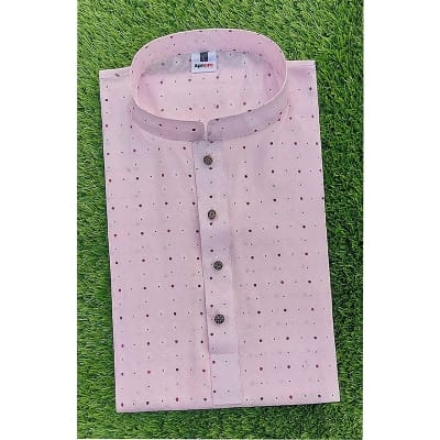 Picture of Pakija Printed Stylish Panjabi-Clothing Size-M, Color-Pink