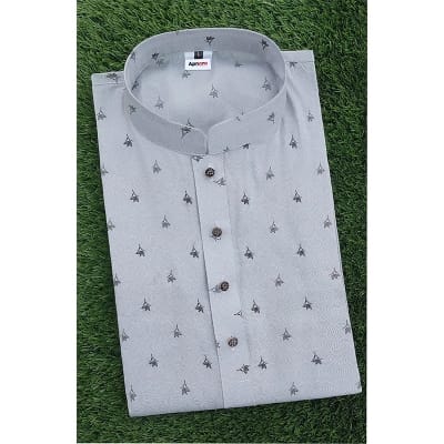 Picture of Pakija Printed Punjabi-Clothing Size-M, Color-Ash