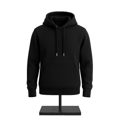 Picture of Menz Stylish Hoodie for Winter Fashion-Clothing Size-M, Color-Black