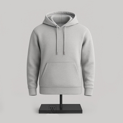 Picture of Menz Stylish Hoodie for Winter Fashion-Clothing Size-M, Color-Ash