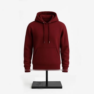 Picture of Men’s Winter Hoodie-Clothing Size-M, Color-Maroon