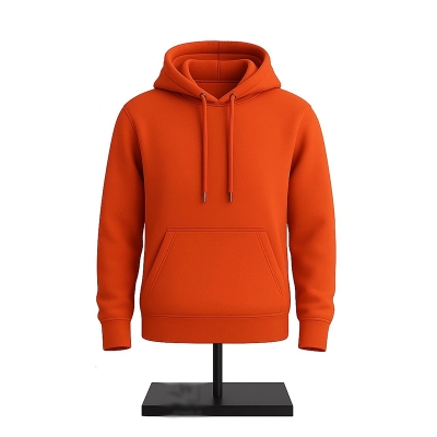 Picture of Menz Stylish Hoodie for Winter Fashion-Clothing Size-M, Color-Orange