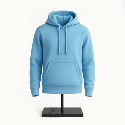 Picture of Menz Stylish Hoodie for Winter Fashion-Clothing Size-M, Color-Sky