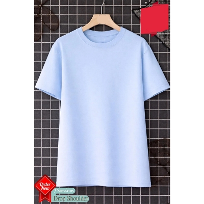 Picture of Premium Band Collar Shirt-Clothing Size-M, Color-Sky