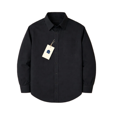 Picture of Premium Oxford Cotton Shirt-Clothing Size-M, Color-Black