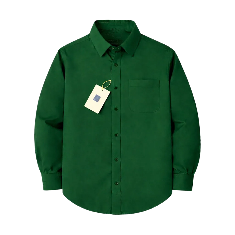 Picture of Premium Oxford Cotton Shirt-Clothing Size-M, Color-Ash