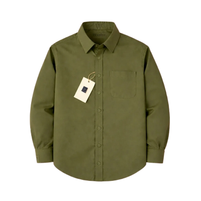 Picture of Premium Oxford Cotton Shirt-Clothing Size-M, Color-Pest