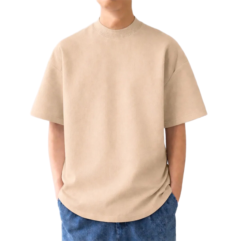 Picture of Trendy Drop Shoulder T-Shirt-Clothing Size-M, Color-Ash
