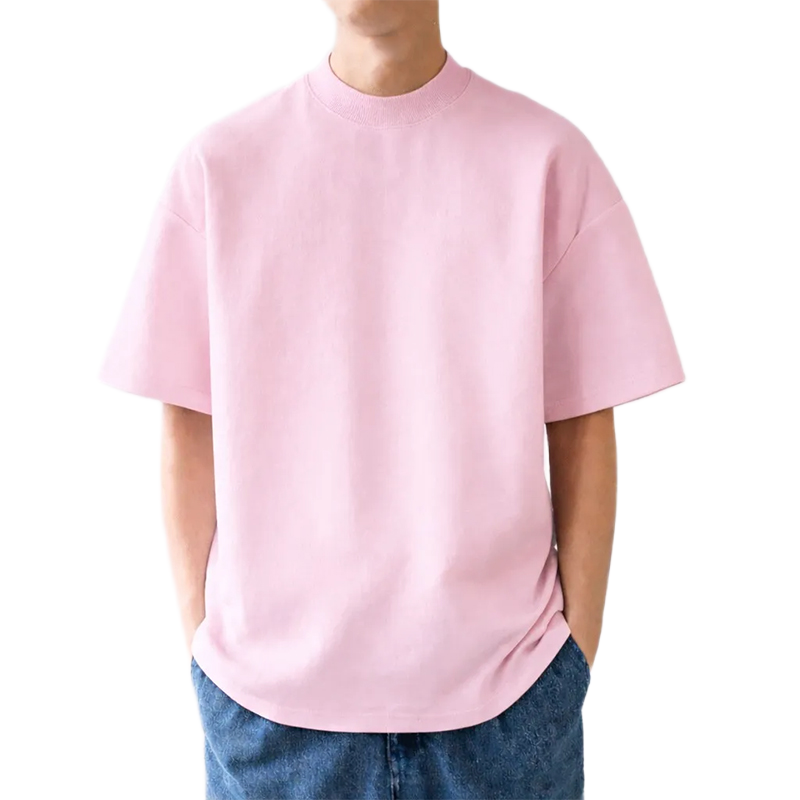 Picture of Trendy Drop Shoulder T-Shirt-Clothing Size-M, Color-Orange