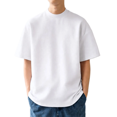 Picture of Trendy Drop Shoulder T-Shirt-Clothing Size-M, Color-Orange