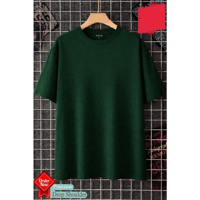 Picture of Trendy Drop Shoulder T-Shirt-Clothing Size-M, Color-Ash