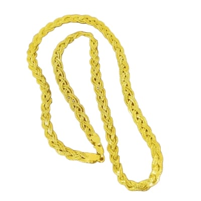 Picture of Gold plated beni chain for women/girls – beni chain gold – gold beni chain