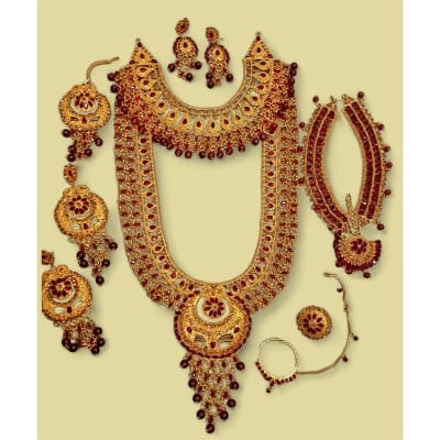 Picture of Wedding jewellery set for bride and bridal jewellery set – sitahar jewellery sets for bridal