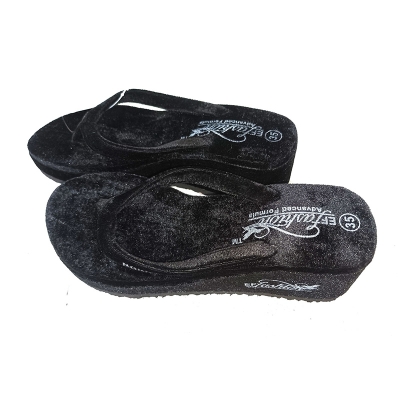 Picture of Ladies Fashion Flip Flop Sandal Black