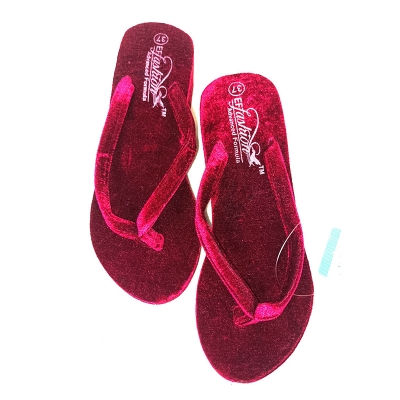 Picture of Ladies Fashion Flip Flop Sandal Red