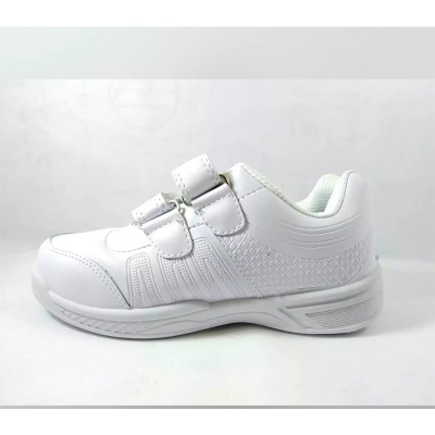 Picture of Panda School shoes boys girls running shoes White