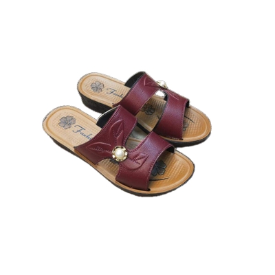 Picture of Artificial Leather Casual Heel Sandal For Women Multicolor