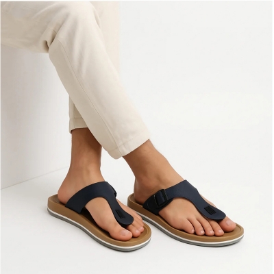 Picture of Adda man's buckle sandals for office daily & casual wear Multicolor