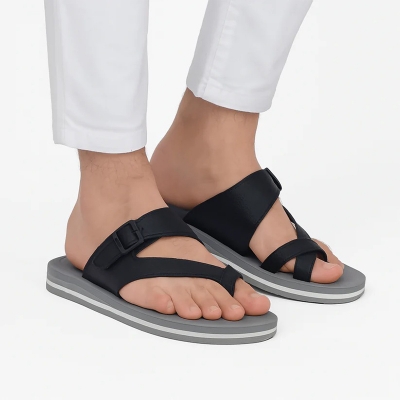 Picture of Adda mans buckle sandals for office casual wear Multicolor