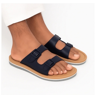Picture of Adda men's buckle sandals for office & casual wear Multicolor