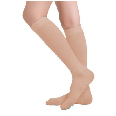 Picture of Skin Colour Long Socks Pa Muja For Women (1pair) Multicolor