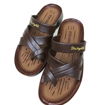 Picture of Artificial Leather Fashionable  Men's Outdoor Sandals Brown