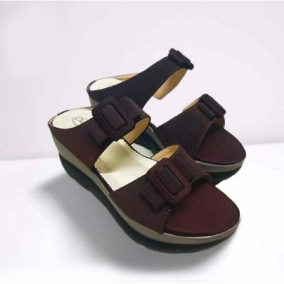 Picture of Eid Exclusive high heeled ladies sandals Coffee