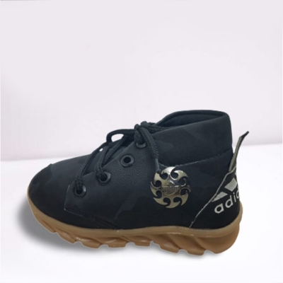 Picture of Boys Casual Children Sneakers Black